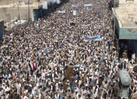 Ribuan Masa Yaman Demo Setelah Salat Jumat